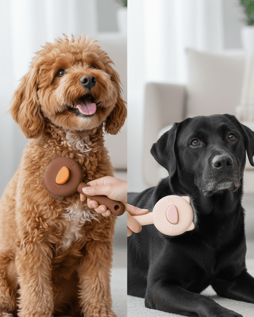 Grzebień dla zwierząt do usuwania sierści, szczotka do pielęgnacji sierści psa lub kota