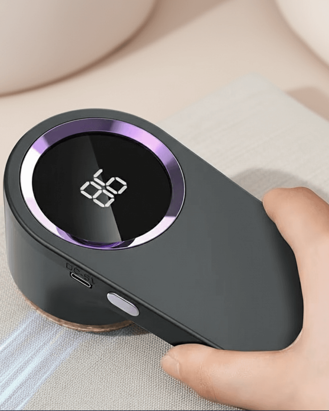 Golarka do ubrań na zmechacenia, maszynka do golenia ubrań, 3-Poziomy, USB, akumulator