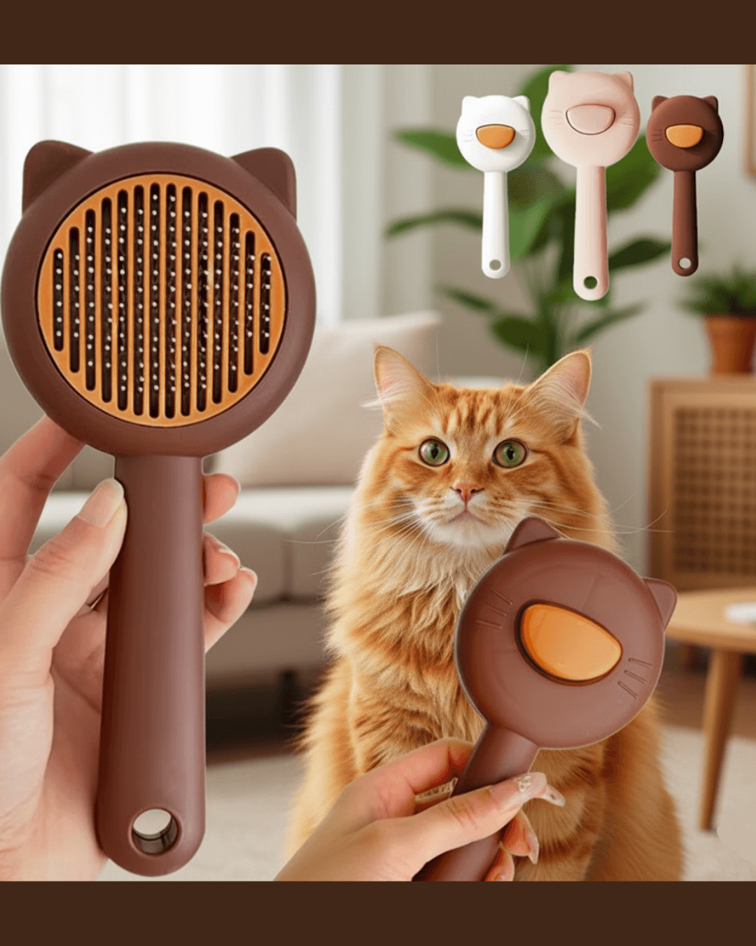 Grzebień dla zwierząt do usuwania sierści, szczotka do pielęgnacji sierści psa lub kota