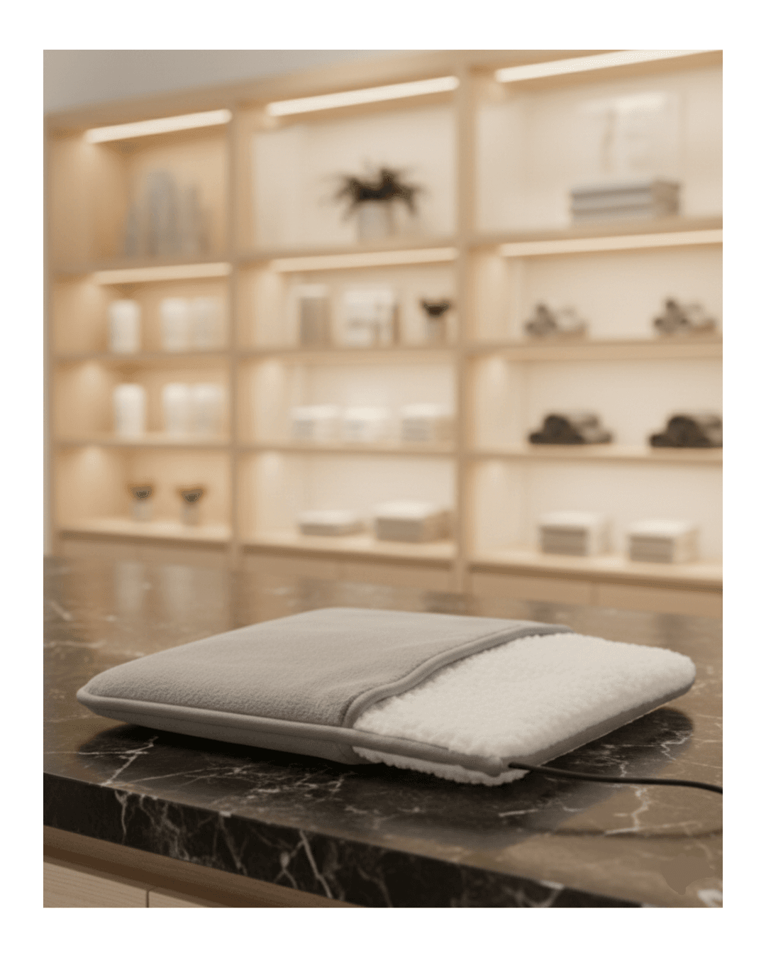 Elektryczna mata grzewcza na stopy w chłodne dni, ładowana przez USB, miękka, pluszowa z możliwością prania, ogrzewacz do stóp, poprawiająca sen, domowa mata grzewcza na stopy