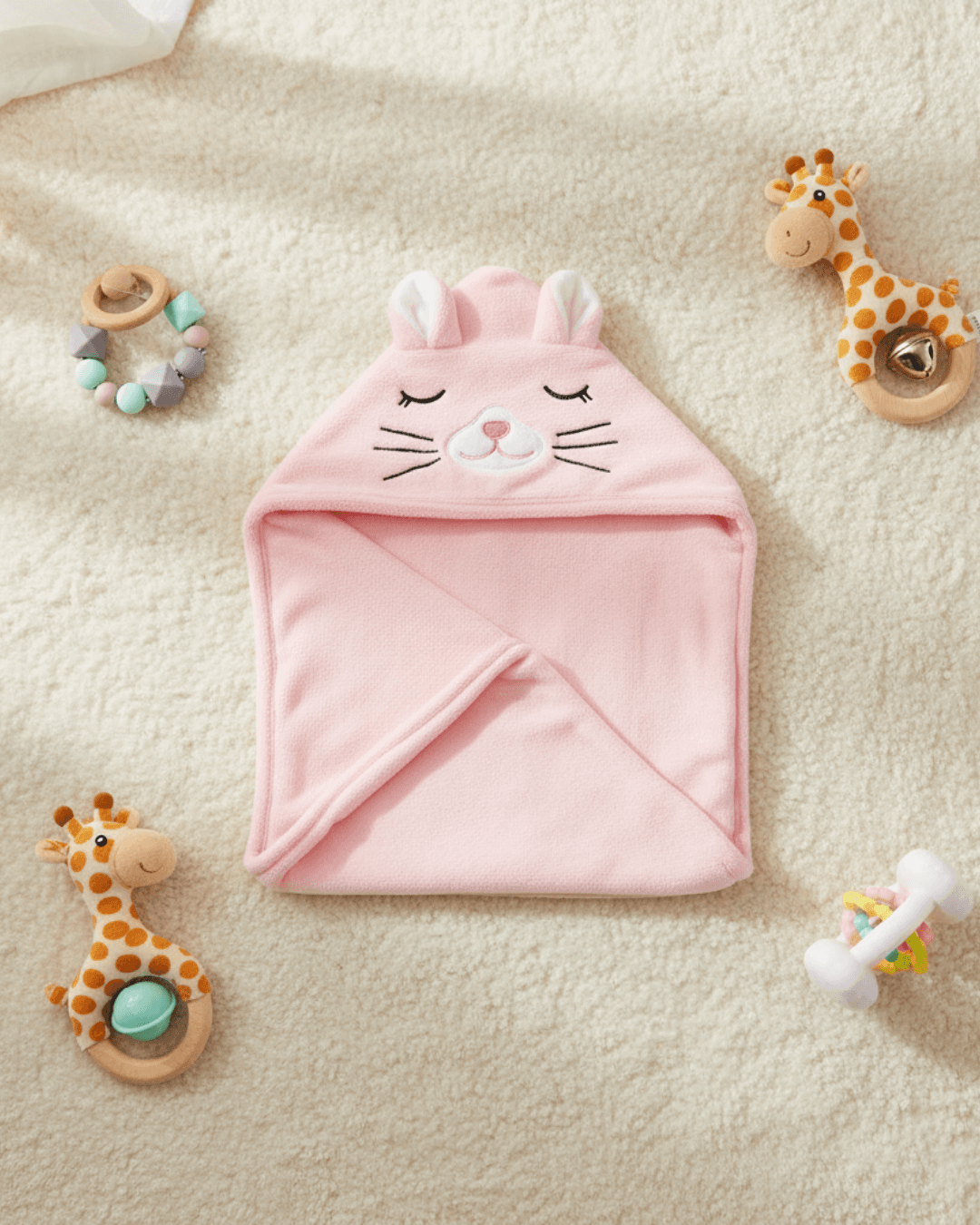 Ręcznik kąpielowy z kapturem Chłonny dla dzieci Peleryna kąpielowa Wygodny koc dla dzieci