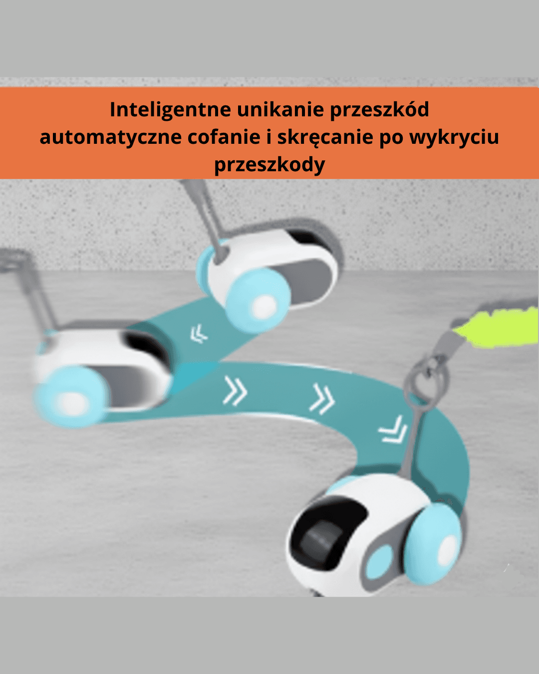 Inteligentna zabawka dla kota 2 tryby, automatycznie poruszający się zdalnie sterowany samochodzik dla kotów, interaktywna zabawa