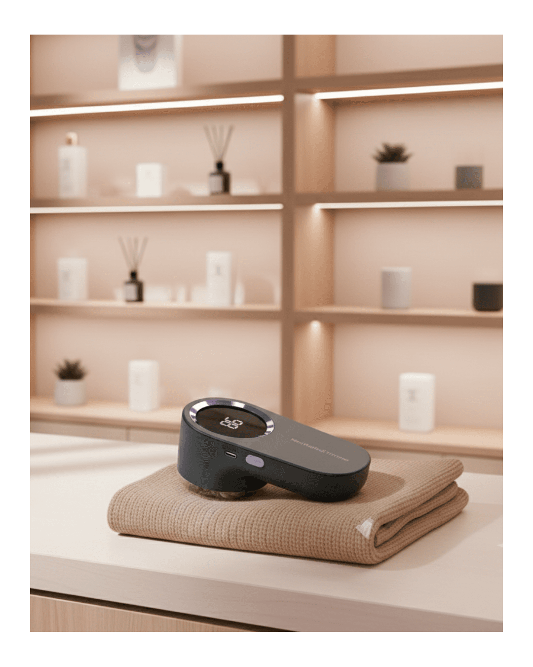 Golarka do ubrań na zmechacenia, maszynka do golenia ubrań, 3-Poziomy, USB, akumulator