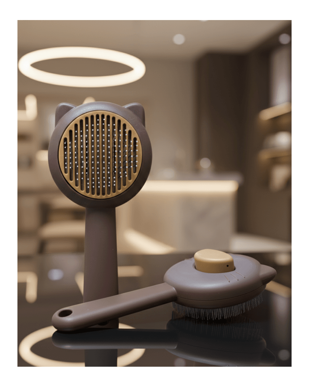 Grzebień dla zwierząt do usuwania sierści, szczotka do pielęgnacji sierści psa lub kota