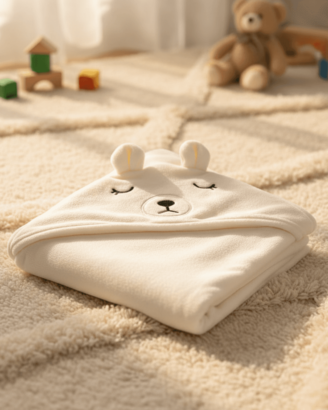 Ręcznik kąpielowy z kapturem Chłonny dla dzieci Peleryna kąpielowa Wygodny koc dla dzieci