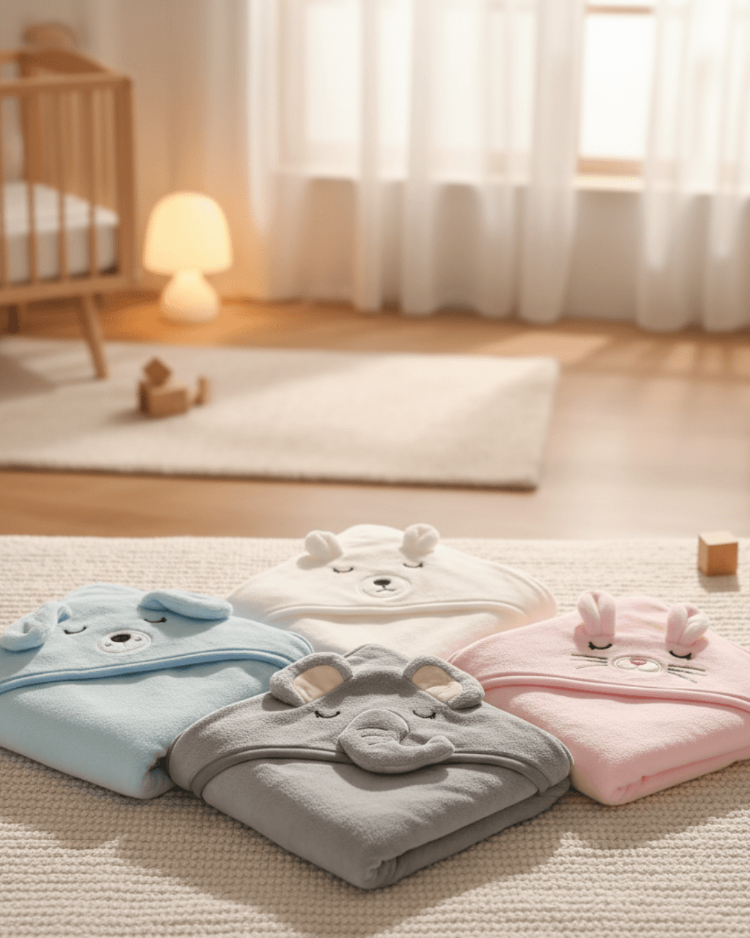 Ręcznik kąpielowy z kapturem Chłonny dla dzieci Peleryna kąpielowa Wygodny koc dla dzieci