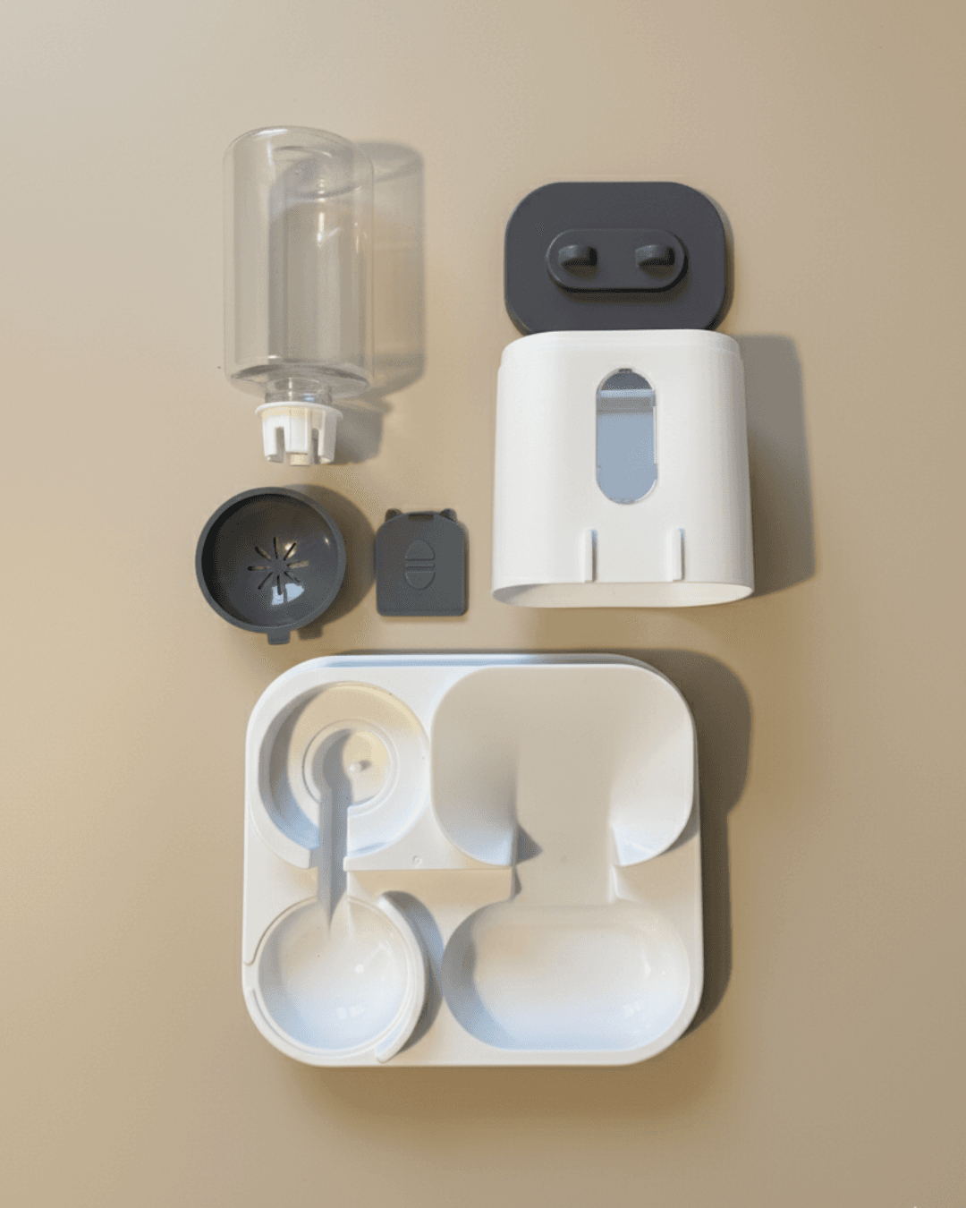 Automatyczny podajnik karmy dla psów i kotów z fontanną wodną Dozownik karmy dla zwierząt o dużej pojemności Pojemnik Akcesoria dla szczeniąt