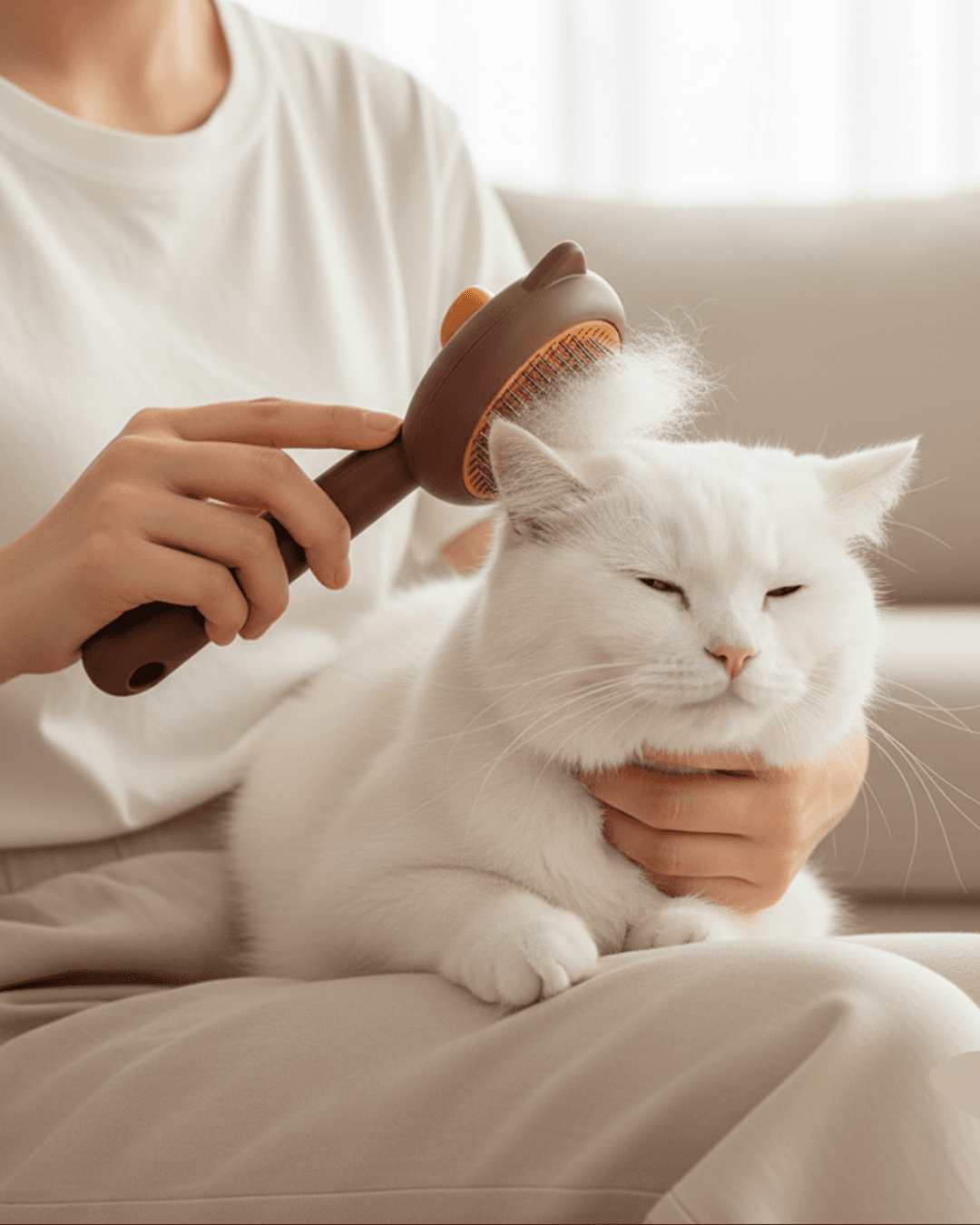 Grzebień dla zwierząt do usuwania sierści, szczotka do pielęgnacji sierści psa lub kota