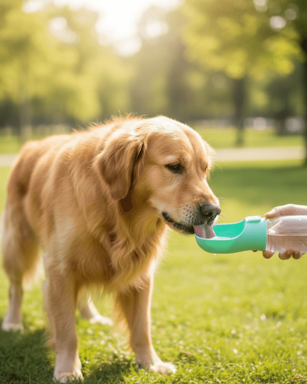 Przenośna butelka na wodę dla małych i dużych psów oraz kotów,  szczelna miski do picia